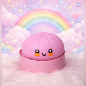 Light pink Bao Bun Squishy – Sensory Fidget Toy